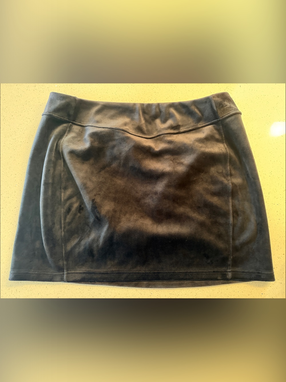 lululemon athletica Black Mini Suede Skirt